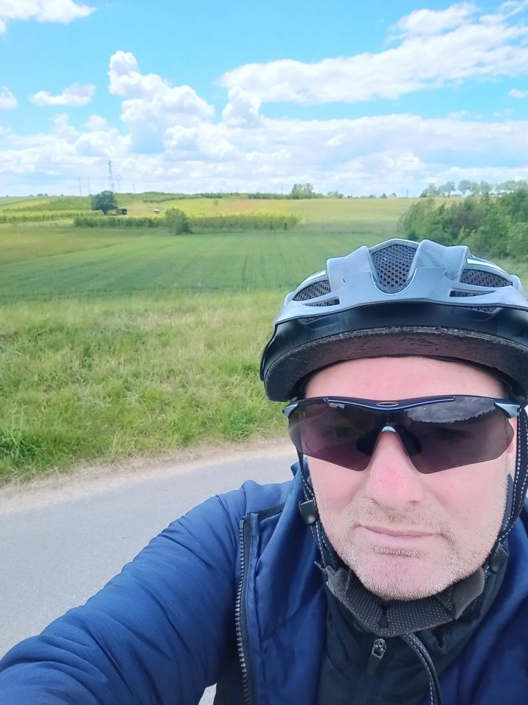 Schöne Landschaft am Loire-Radweg