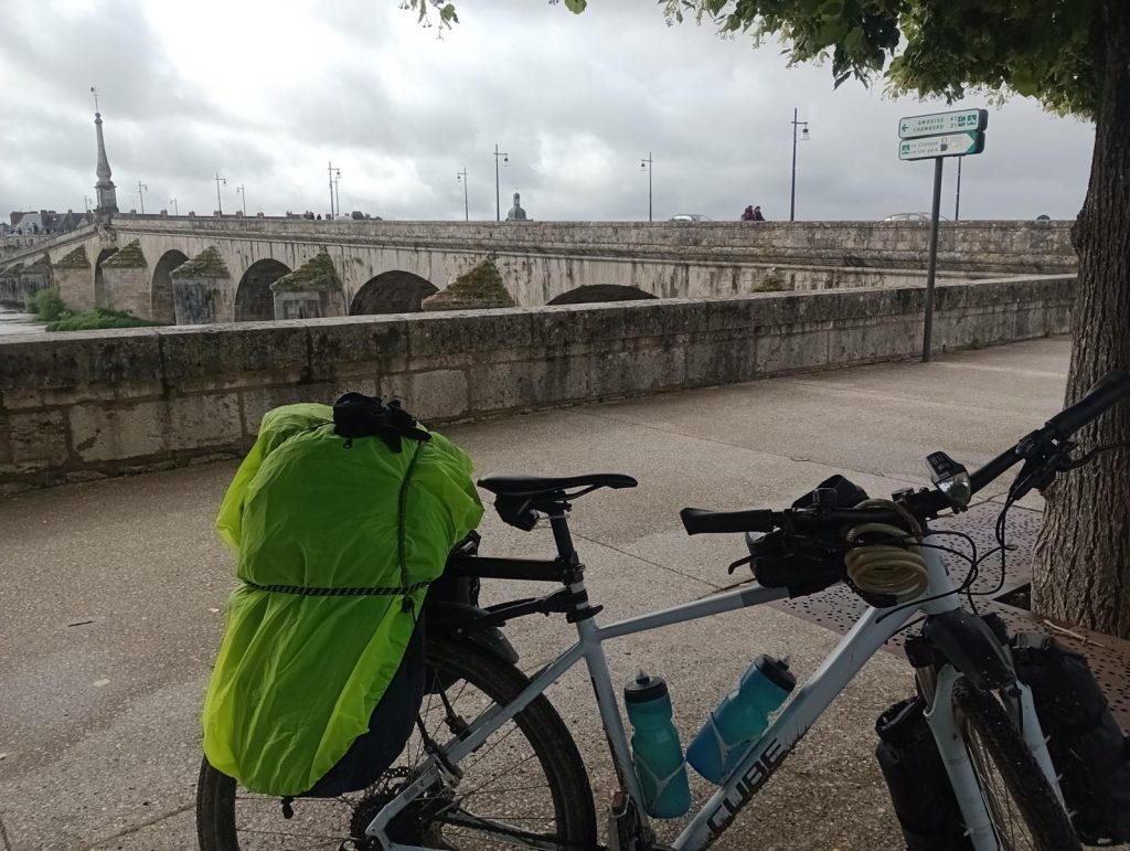 Kurze Pause in Blois an der Loire